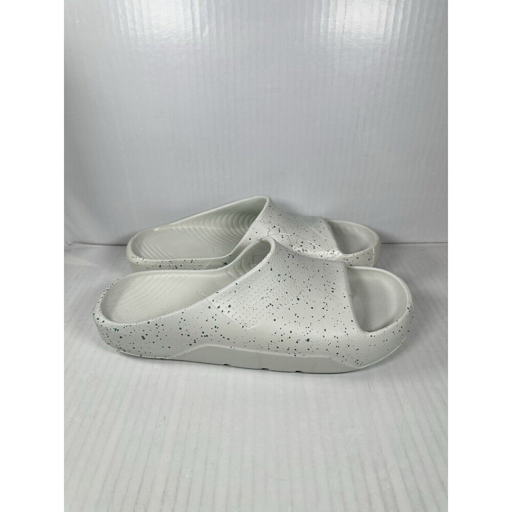 Size 9 Mens Nike Jordan Post Slides Light Silver DX5575-003 NEW